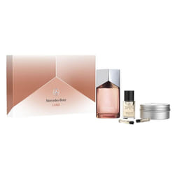 Mercedes-Benz Land for Men - 5 Pc Gift Set 3.4oz EDP Spray  0.05oz Sea EDP Spray  0.05oz Air EDP Spray  1oz LSA Face Beard and Hair Oil  3.8oz LSA Sol