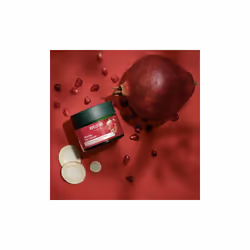 Organic Firming Day Cream - Natural Cosmetics Natural Anti Ageing Face Cream with Pomegranate Seed Oil & Maca Peptides Moisturising Cream Reduces