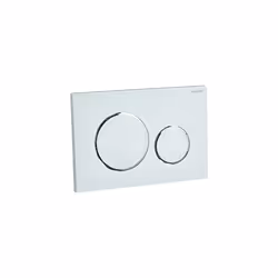 geberit g115882KJ1 Sigma 20 Dual Flush 16 8 gPF Actuator Plate WhitePolished chrome
