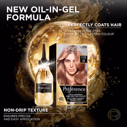 Preference Hair Dye, Long Lasting, Luminous Permanent Hair Colour, 7.23 Bali