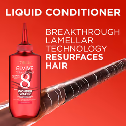 L'OrÃ©al Paris Wonder Water, Liquid Hair Conditioner by Elvive Colour Protect, 8 Second Hair Treatment for Damaged, Coloured Hair with Lamellar
