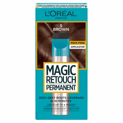 Magic Retouch Permanent Root Concealer, Touching Up Grey Hair Dye, 5 Brown, 1 Count (Pack of 1)