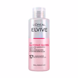 Elvive Glycolic Gloss Lamination Rinse-Off Treatment, With Gloss Complex and Glycolic Acid, Fills and Seals Hair Fibres, For ...