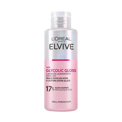 Elvive Glycolic Gloss Lamination Rinse-Off Treatment, With Gloss Complex and Glycolic Acid, Fills and Seals Hair Fibres, For Long-lasting Smooth &