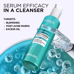 L'OrÃ©al Paris Bright Reveal Spot Serum-In-Cleanser for Face, Niacinamide and Salicylic Acid, Visibly Fades Blemishes and Post-Acne Marks, - Additional view 2