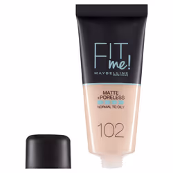 Maybelline Fit Me Matte & Poreless Foundation 102 Fair Ivory 30ml