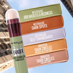 New York Eraser Eye, Colour Correcting Concealer, Neutralises Breakouts & Redness, for a Natural Soft-Focus Finish, Dermatologist Tested & Suitable - Additional view 5