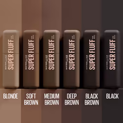 New York Superfluff Brow Mousse, Soft, Full Brows, All Day Wear, Airy Volumising Mousse, Stiff Resistant, Flake Resistant, Deep Brown (Shade 260) - Additional view 3