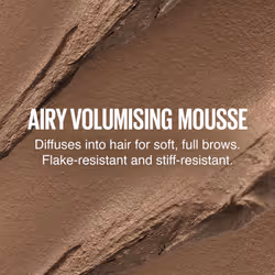 New York Superfluff Brow Mousse, Soft, Full Brows, All Day Wear, Airy Volumising Mousse, Stiff Resistant, Flake Resistant, Deep Brown (Shade 260) - Additional view 6