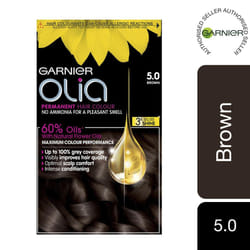 Garnier Olia 5.0 Brown No Ammonia Permanent Hair Dye