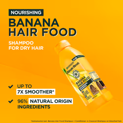 Garnier Ultimate Blends Nourishing Hair Food Banana & Coconut Shampoo - 350ml