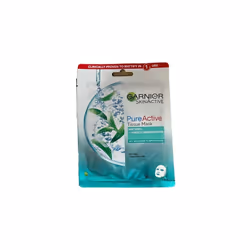 Garnier pure active tissue mask, pack of 3