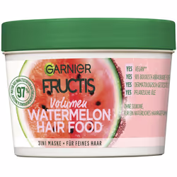 Hair Mask, Watermelon Hairfood, Moisturising 3-in-1 Mask, Gently Detangles Fine Hair and Gives Unrivalled Shine, Fructis, 390 ...