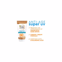 Garnier Ambre Solaire Anti-age, Face Protection Cream SPF50, Super UV, 50ml