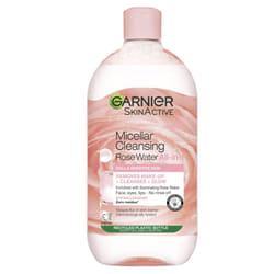 Micellar Rose Cleansing Water For Dull Skin, Glow Boosting Cleanser and Makeup Remover, Recognised By The British Skin Foundation, Use With Reusable