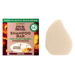 Garnier Whole Blends Strengthening Shampoo Bar for Weak Hair  Ginger Recovery  2 Oz  1 Count (Packaging May Vary)