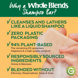 Garnier Whole Blends Restoring Shampoo Bar for Dry  Damaged Hair  Honey Treasures  2 Oz  1 Count (Packaging May Vary)