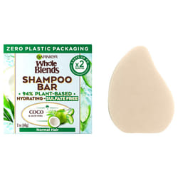 Garnier Whole Blends Hydrating Shampoo Bar for Normal Hair  Coco & Aloe Vera  2 Oz  1 Count (Packaging May Vary)