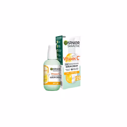 Garnier Vitamin C Serum Cream, 2in1 Formula with 20% Vitamin C serum & SPF 25 Moisturiser, Hydrate & Reveal Bright Glowing Sk ...