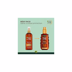 Garnier Ambre Solaire Ideal Bronze Protective Oil Sun Cream Spray SPF30 High Sun Protection Factor 30 Shea Butter Water Resistant & Non Greasy Su - Additional view 7