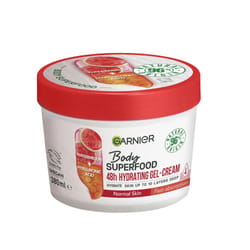 Body Superfood, Hydrating Gel-Cream for Body, With Watermelon & Hyaluronic Acid, Body Gel-Cream for Normal Skin, Vegan Formula, 380ml