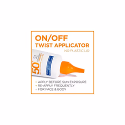 Ambre Solaire SPF 50+ Sensitive Advanced Face & Body Serum, Sunscreen Factor 50, Protect Against UVA & UVB, for Sensitive Skin, Water Resistant,