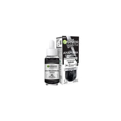 Skinactive 4% AHA + BHA (Salicylic Acid) & Niacinamide Charcoal Serum, Resurface & Smooth Skin Texture, Improve Appearance Of Marks & Blemishes,