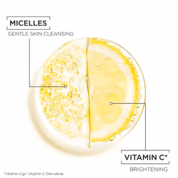 Micellar Vitamin C Water For Dull Skin 700ml, Brightening & Glow-Boosting Face Cleanser & Makeup Remover - Additional view 4