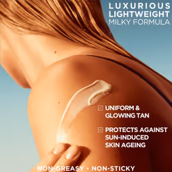Ambre Solaire Ideal Bronze Milk-In Spray, with Vitamin E, High UV Protection SPF30 (150ml)