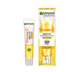 Vitamin C Daily UV, Invisible Brightening Fluid, SPF50+, Prevents + Corrects Sun Damages, Face & Neck, For all skin types, Cruelty Free, Vegan, 50ml