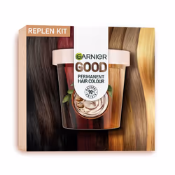 Good Permanent Hair Dye Replen Kit, 4.0 Cacao Brown, Up To 100% Grey Coverage, 8 Weeks Long-Lasting Colour, No-Drip Applicati ...