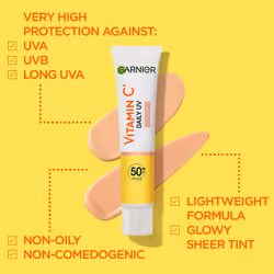 Garnier Vitamin C Daily UV Brightening Fluid Sheer Glow,SPF50+