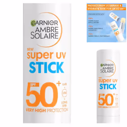 GARNIER AMBRE SOLAIRE SUPER UV INVISIBLE STICK SPF50+