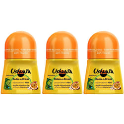 UshuaÃ¯a â Bahia Do Brasil Absorbent Clay & Passion Fruit Scent Deodorant Women 48h Effectiveness â 50 ml â Pack of 3