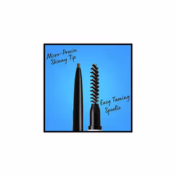 Micro Brow Pencil, Dual Ended with Mechanical Brow Pencil and Spoolie Brush, Pack of 2, Shade: Ash Brown