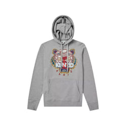 KENZO SWEAT Mens Hoodie Grey Jumper Pullover - XL