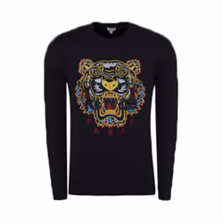 KENZO SWEAT Mens Sweatshirts Crew Neck Jumper - S, Black