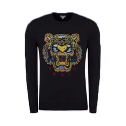 KENZO SWEAT Mens Sweatshirts Crew Neck Jumper - S, Black