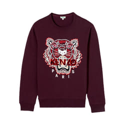 KENZO SWEAT Mens Sweatshirts Crew Neck Jumper - S, Maroon