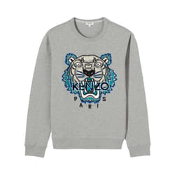 KENZO SWEAT Mens Sweatshirts Crew Neck Jumper - XL, Grey
