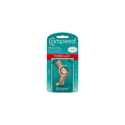 Compeed Medium Size Blister Plasters, 5 Hydrocolloid Plasters, Foot Treatment, Heal fast, Dimensions: 4.2 cm x 6.8 cm (packaging may vary)