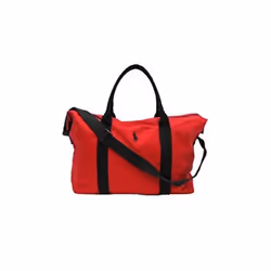 Ralph Lauren Large Red, Holdall, Gym, Travel, Weekend, Duffle Le Sac Bag