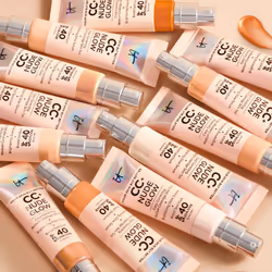 CC+ Nude Glow lightweight foundation + glow serum SPF40 #medium