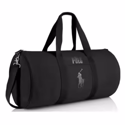 Ralph Lauren Black Duffle/ Gym/ Travel/ Weekender Bag
