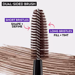 Urban Decay Big Bush Volumizing Tinted Eyebrow Gel (Brunette Betty - Warm Brown)  Waterproof  Smudge-Resistant  Flake-Resistant  Buildable Brow Gel Fi