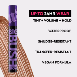Urban Decay Big Bush Volumizing Tinted Eyebrow Gel (Gingersnap - Auburn)  Waterproof  Smudge-Resistant  Flake-Resistant  Buildable Brow Gel Fibers  Up