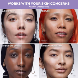 Urban Decay Face Bond Self-Setting Waterproof Foundation, Medium Coverage, Natural Matte Finish, 3% Niacinamide Serum Improves Skin Texture Feel, Tran