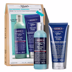 Kiehl's Essentials Men's Skincare Gift Set - $75 Value Routine Including Facial Fuel Cleanser and Moisturizer - Awaken & Hydr ...