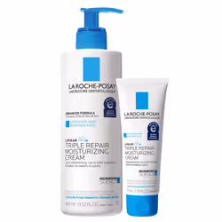 La Roche-Posay Lipikar Daily Repair Moisturizing Lotion Full Size & Travel Size Skin Care Set | Body Lotion for Dry Skin & Ec ...