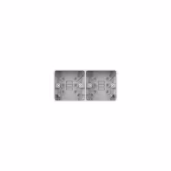 Schneider Electric GGBL9D25 2 Gang Dual Surface Mount Pattress Box 25mm